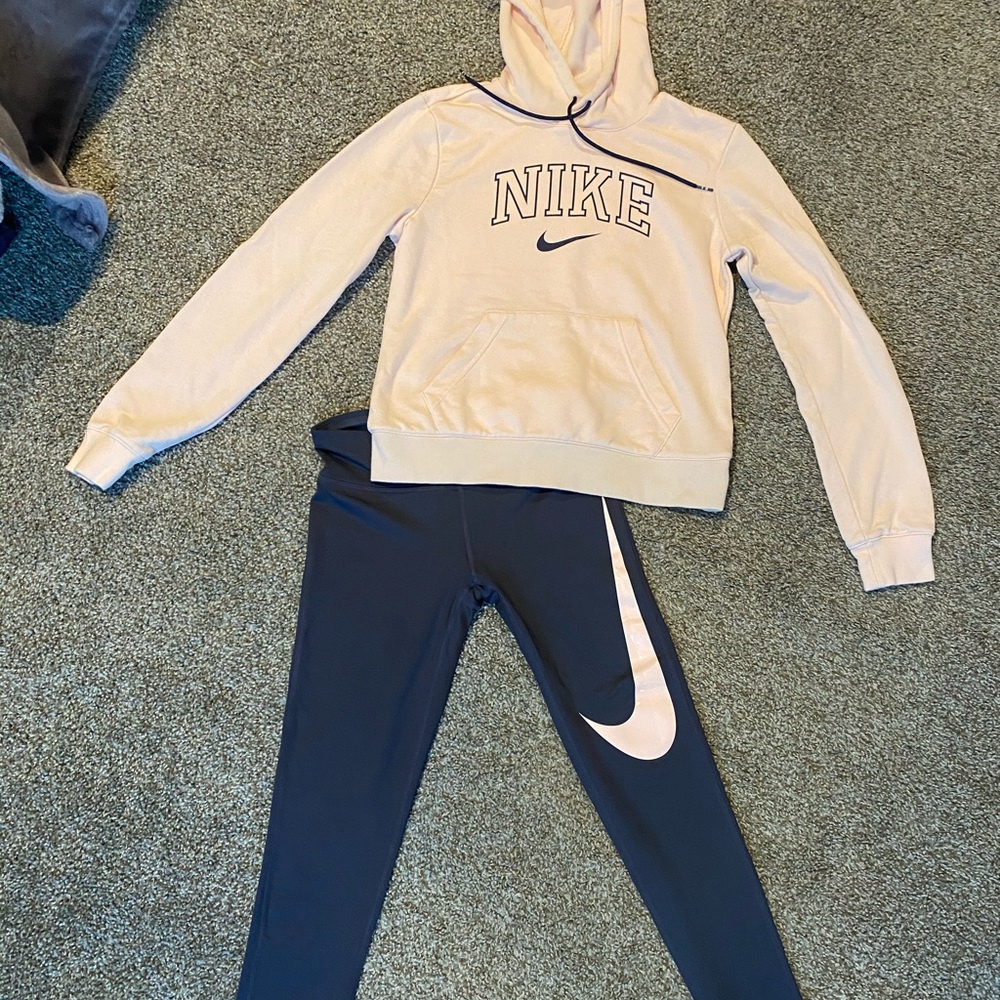 Nike Hoodie and Leggings.